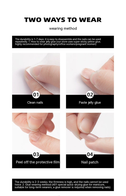 Pegatinas de Uñas con Cristales Brillantes Hechas a Mano - Image 10