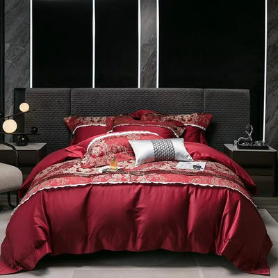 Juego de Cama Jacquard 4 Piezas - Algodón de Fibra Larga Premium - Image 17