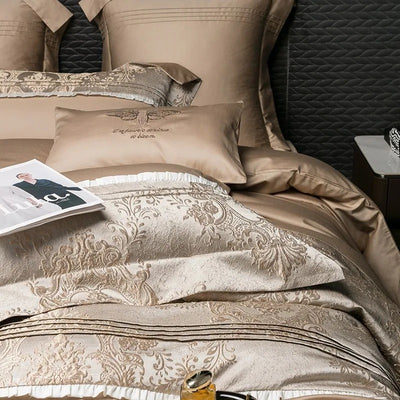 Juego de Cama Jacquard 4 Piezas - Algodón de Fibra Larga Premium - Image 21