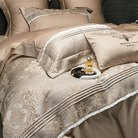 Juego de Cama Jacquard 4 Piezas - Algodón de Fibra Larga Premium - Image 22
