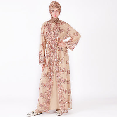 Ropa de Viaje Dubái con Bordado de Lentejuelas - Estilo Oriente Medio - Image 19