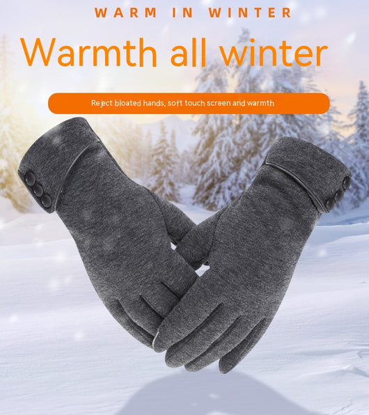 Guantes Térmicos de Forro Polar para Ciclismo Invernal - Image 17
