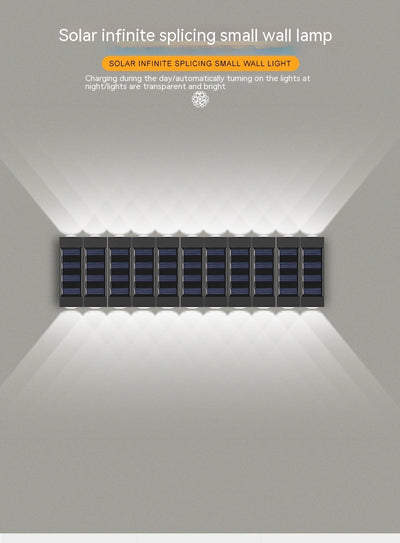 Lámpara Solar Doble de Pared para Exterior - Iluminación Impermeable para Jardín - Image 12