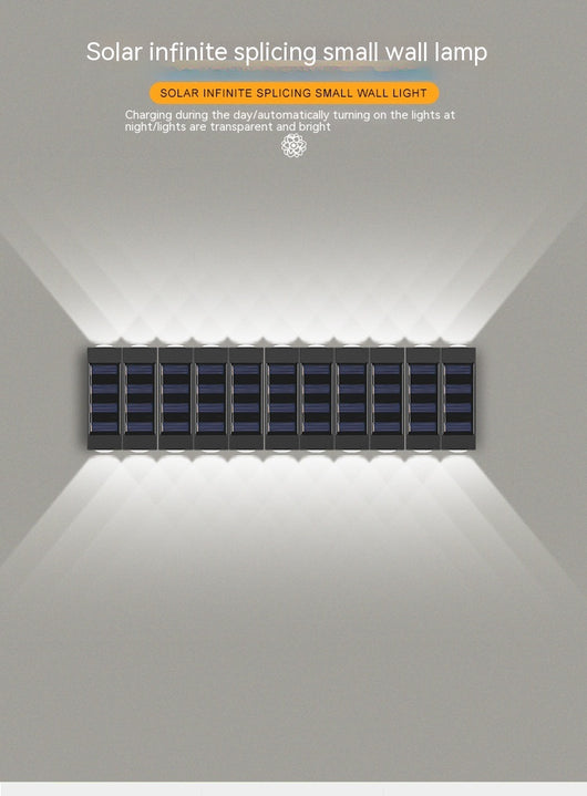 Lámpara Solar Doble de Pared para Exterior - Iluminación Impermeable para Jardín - Image 12