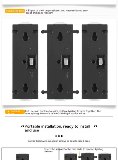 Lámpara Solar Doble de Pared para Exterior - Iluminación Impermeable para Jardín - Image 17