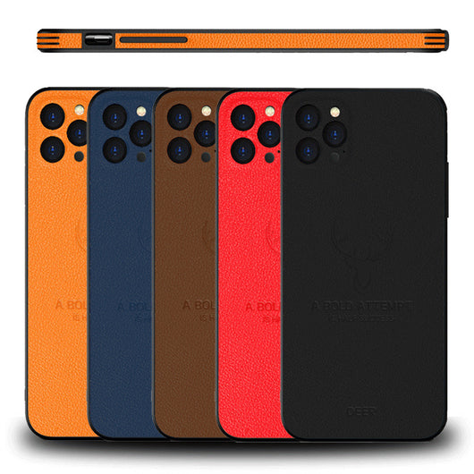 Funda Protectora de Cuero para Apple con Protección Total Anti-Caídas - Image 10