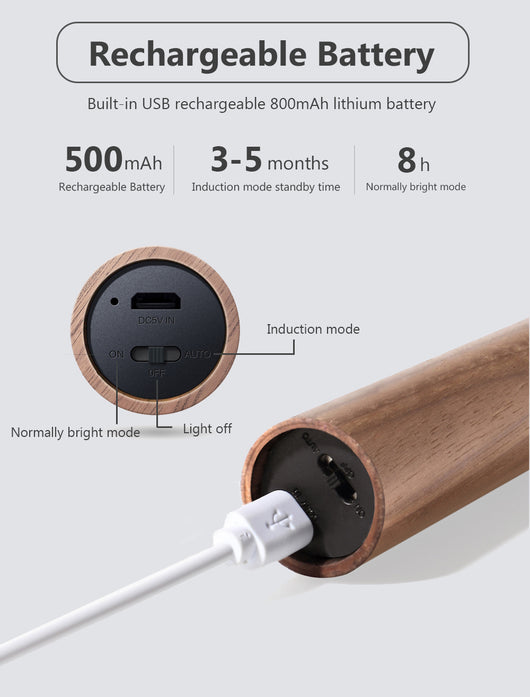 Luz LED Nocturna Inalámbrica con Sensor de Movimiento PIR para Pasillos y Porches - Image 22