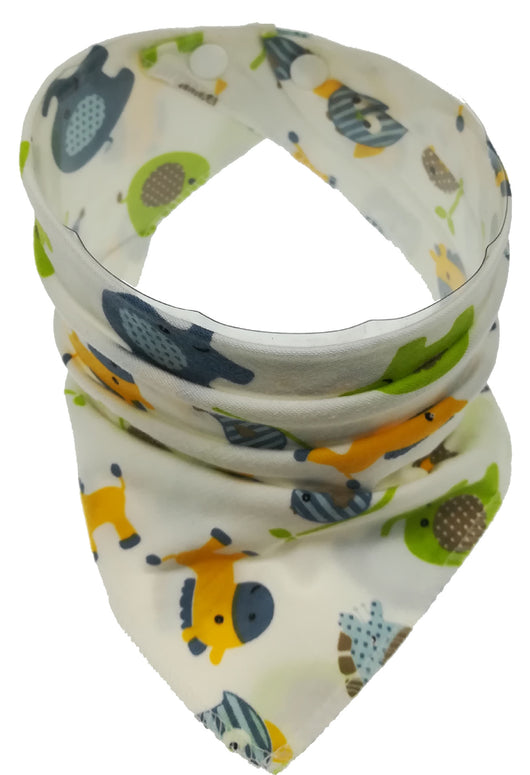Baberos Impermeables Triangulares de Algodón con Diseños Infantiles - Image 36