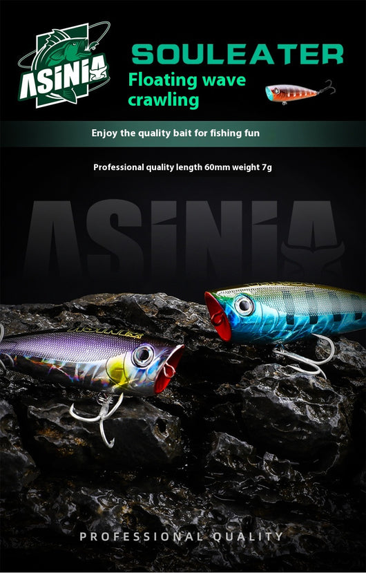 Señuelo Flotante Piña 6cm 7g - Topwater para Pesca de Precisión - Image 25