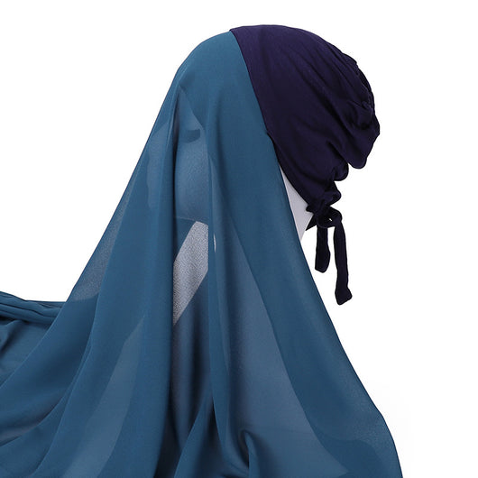 Pañuelo Capucha de Gasa Perlada con Elástico Ajustable - Image 16