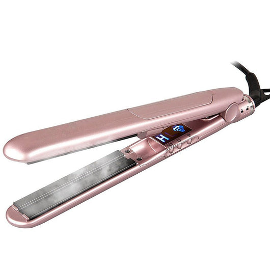 Plancha Alisadora de Vapor con Rizador Eléctrico 2 en 1