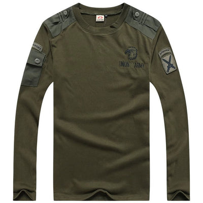 Playera Manga Larga Camuflaje Táctica de Algodón Premium para Hombre - Image 20