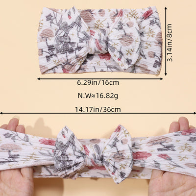 Moños Infantiles con Estampado Digital para Bebés - Image 20