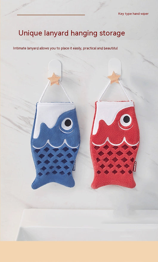 Toalla de Mano Colgante con Diseño Infantil Adorable - Image 8
