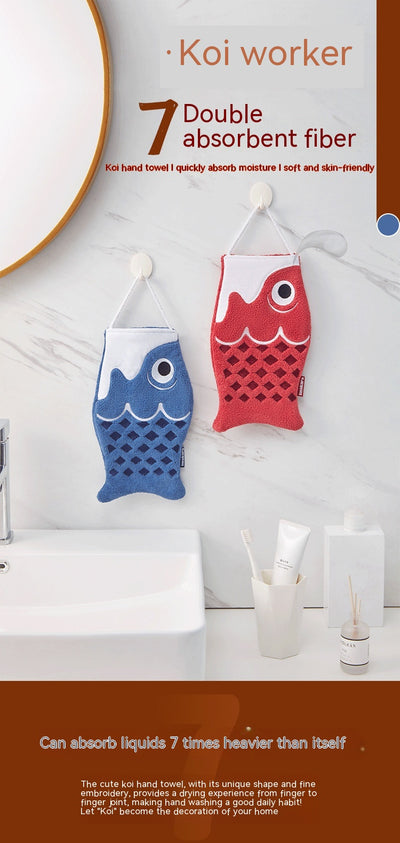 Toalla de Mano Colgante con Diseño Infantil Adorable - Image 10