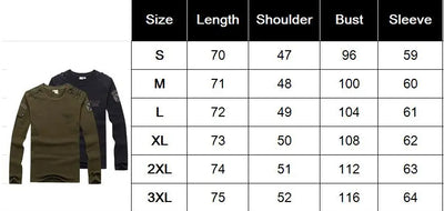 Playera Manga Larga Camuflaje Táctica de Algodón Premium para Hombre - Image 26
