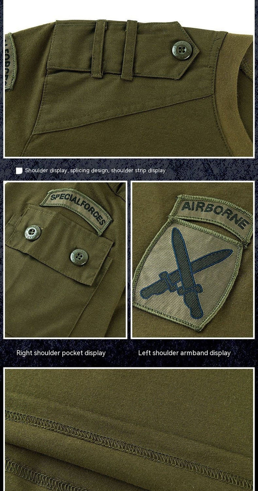 Playera Manga Larga Camuflaje Táctica de Algodón Premium para Hombre - Image 42