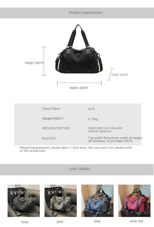 Bolsa de Viaje Impermeable de Gran Capacidad para Viajes Cortos - Image 21