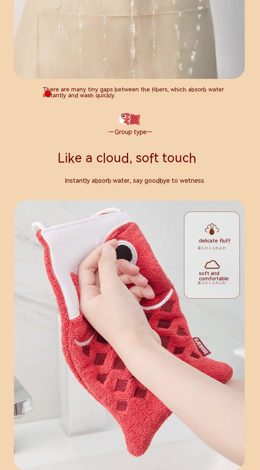 Toalla de Mano Colgante con Diseño Infantil Adorable - Image 13