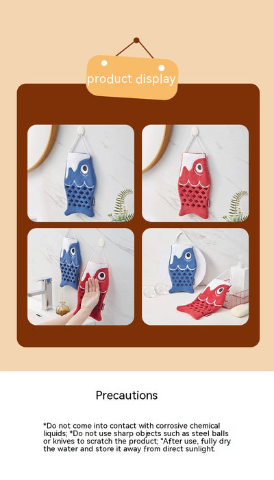 Toalla de Mano Colgante con Diseño Infantil Adorable - Image 14