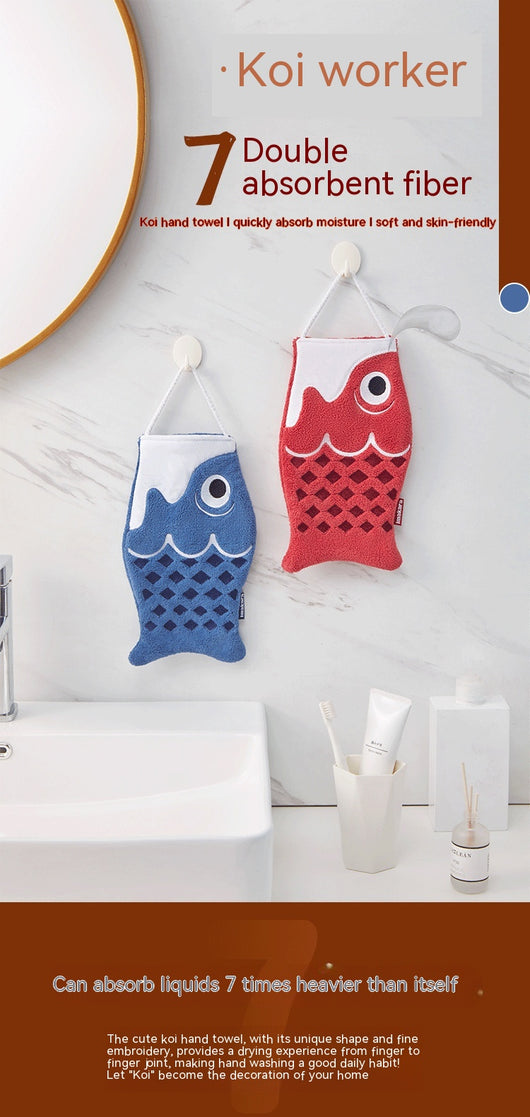 Toalla de Mano Colgante con Diseño Infantil Adorable - Image 20