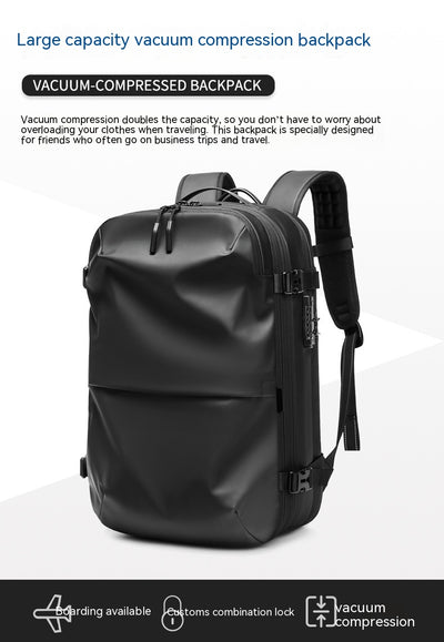 Mochila de Viaje Minimalista de Gran Capacidad Multifuncional para Hombre - Image 7