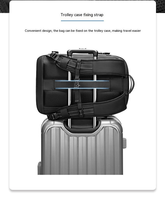 Mochila de Viaje Minimalista de Gran Capacidad Multifuncional para Hombre - Image 14