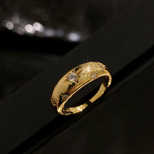 Anillo de Pareja en Plata 925 Eight Stars - Símbolo de Amor Eterno - Image 11