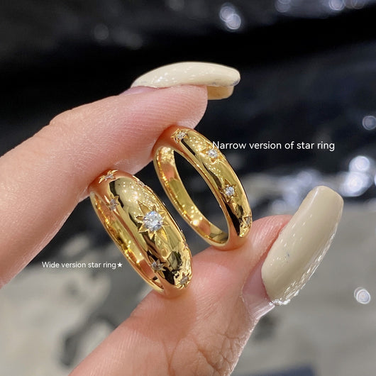 Anillo de Pareja en Plata 925 Eight Stars - Símbolo de Amor Eterno - Image 14
