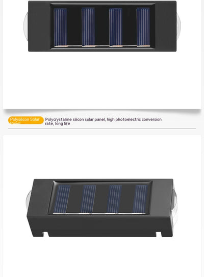 Lámpara Solar Doble de Pared para Exterior - Iluminación Impermeable para Jardín - Image 23
