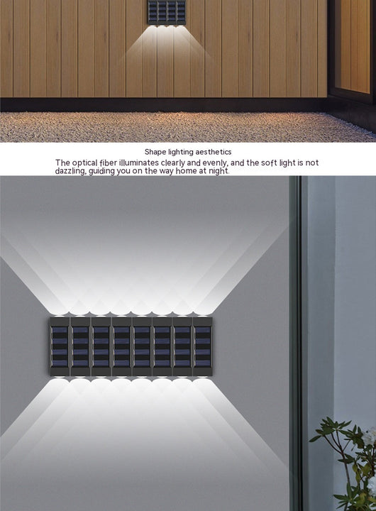 Lámpara Solar Doble de Pared para Exterior - Iluminación Impermeable para Jardín - Image 27