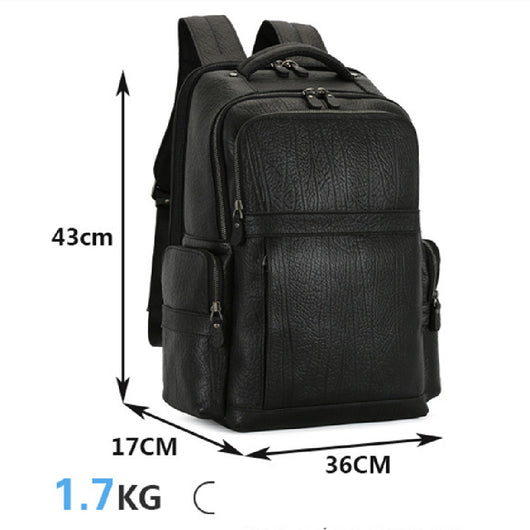 Mochila para Laptop de Cuero Genuino 156 Pulgadas - Capacidad Profesional - Image 7