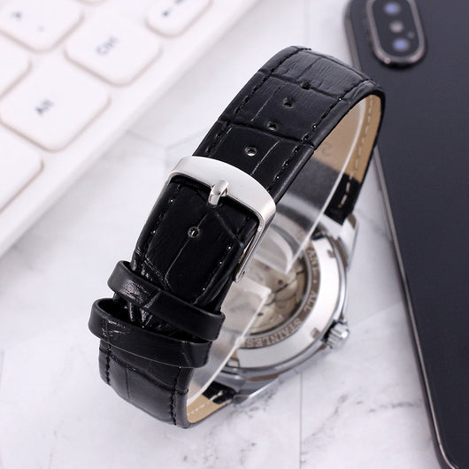 Reloj Automático Esqueleto Transparente para Hombre - Image 10