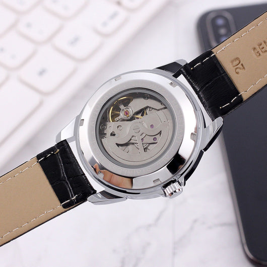 Reloj Automático Esqueleto Transparente para Hombre - Image 17