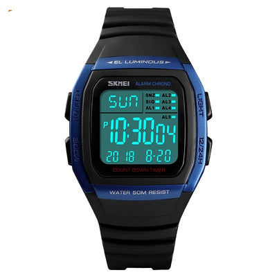 Reloj Deportivo Digital Cuadrado Doble Hora Multifuncional - Image 12