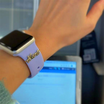 Pulsera de Reloj Personalizada con Placa de Acero Inoxidable y Letras Grabadas - Image 13