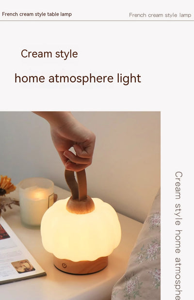 Lámpara Decorativa Calabaza Recargable - Luz LED Portátil - Image 15