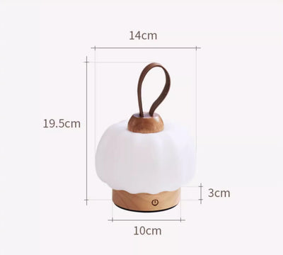 Lámpara Decorativa Calabaza Recargable - Luz LED Portátil - Image 22