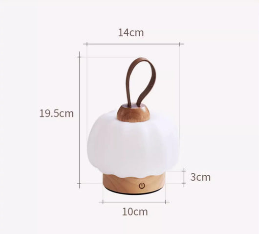 Lámpara Decorativa Calabaza Recargable - Luz LED Portátil - Image 22