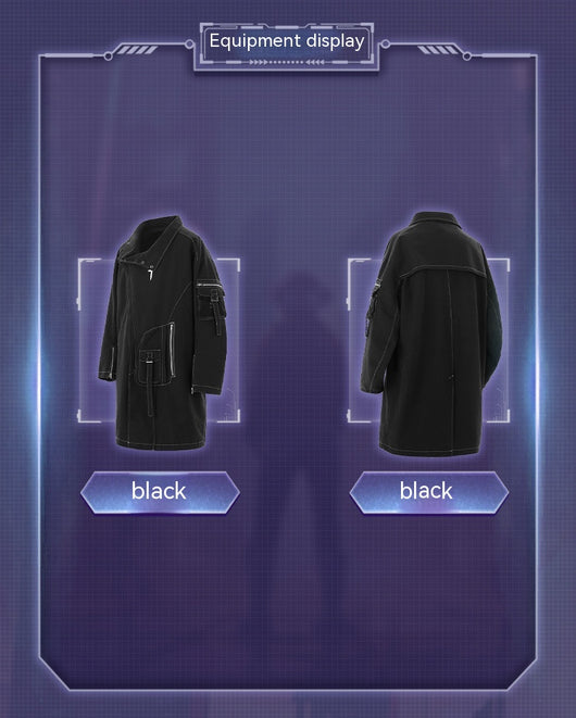 Abrigo Trench Asimétrico con Cierre para Hombre - Image 11