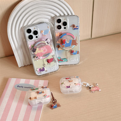 Funda Protectora para Auriculares Diseño Perro Salchicha Degradado - Image 13