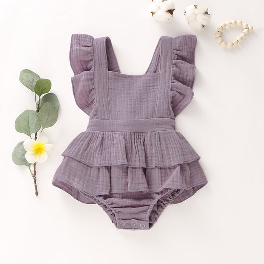 Ropa de Escalada para Niñas con Mangas Volantes Triangulares - Image 10