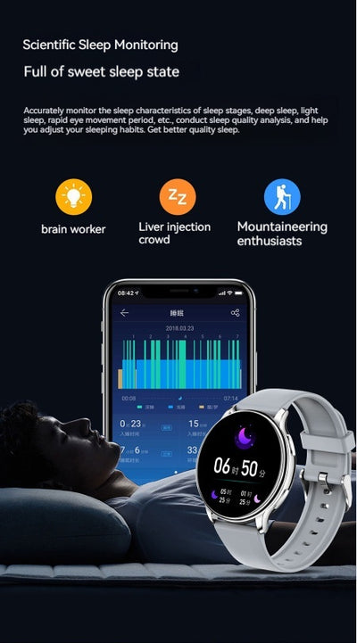 Reloj Inteligente de Salud 4 en 1: Frecuencia Cardíaca, Oxígeno, Presión Arterial y Temperatura - Image 23