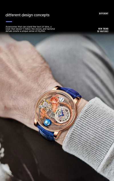 Reloj Tourbillon de Lujo para Hombre - Diseño de Buena Fortuna - Image 13