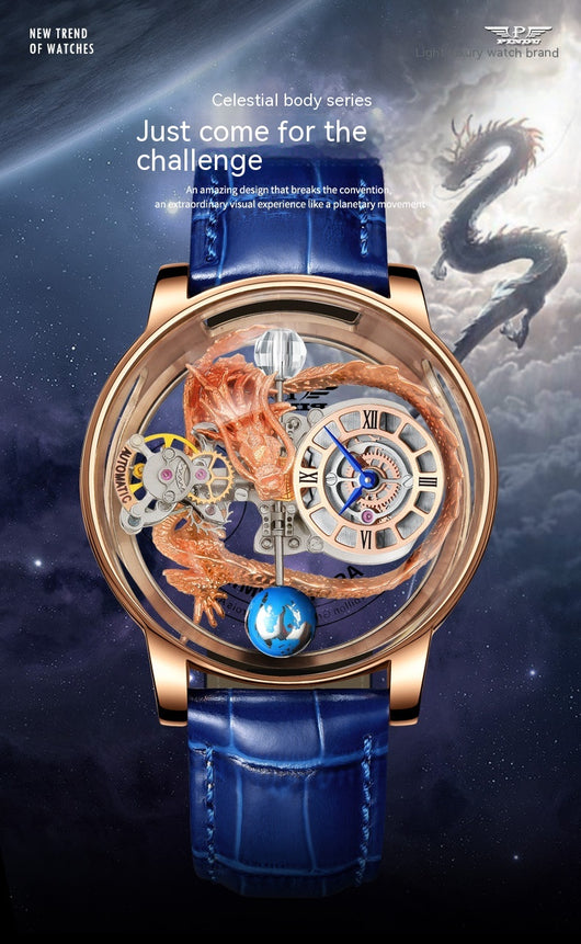 Reloj Tourbillon de Lujo para Hombre - Diseño de Buena Fortuna - Image 14