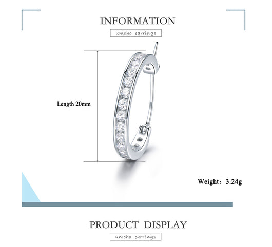 Aretes de Aro Plata con Diamantes - Elegancia Versátil - Image 11