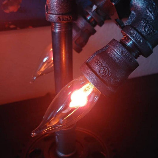 Lámpara Decorativa Cohete Steampunk Bazooka Flame - Image 9