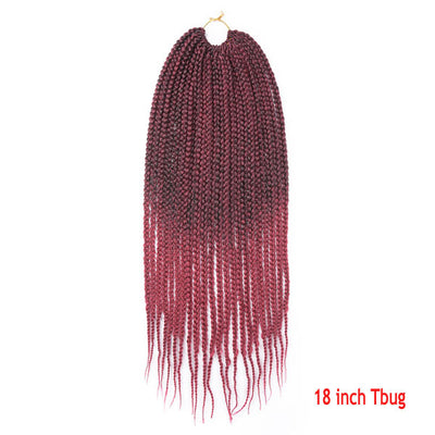 Extensiones de Cabello Trenzas Senegal Box Braids Crochet - Image 26