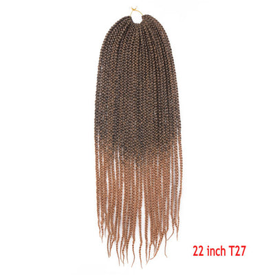 Extensiones de Cabello Trenzas Senegal Box Braids Crochet - Image 29