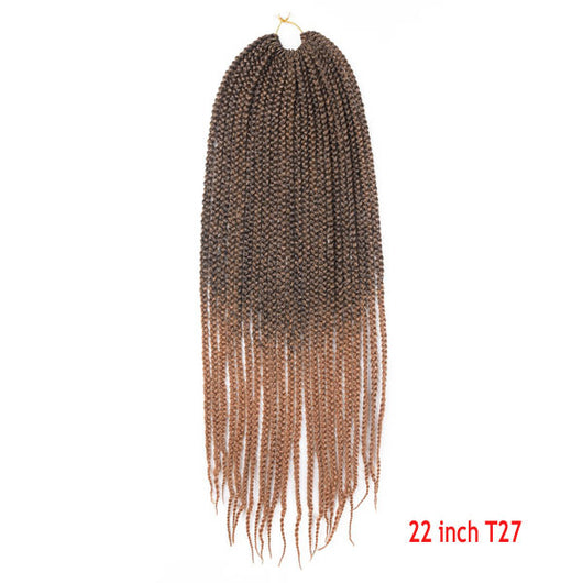 Extensiones de Cabello Trenzas Senegal Box Braids Crochet - Image 29